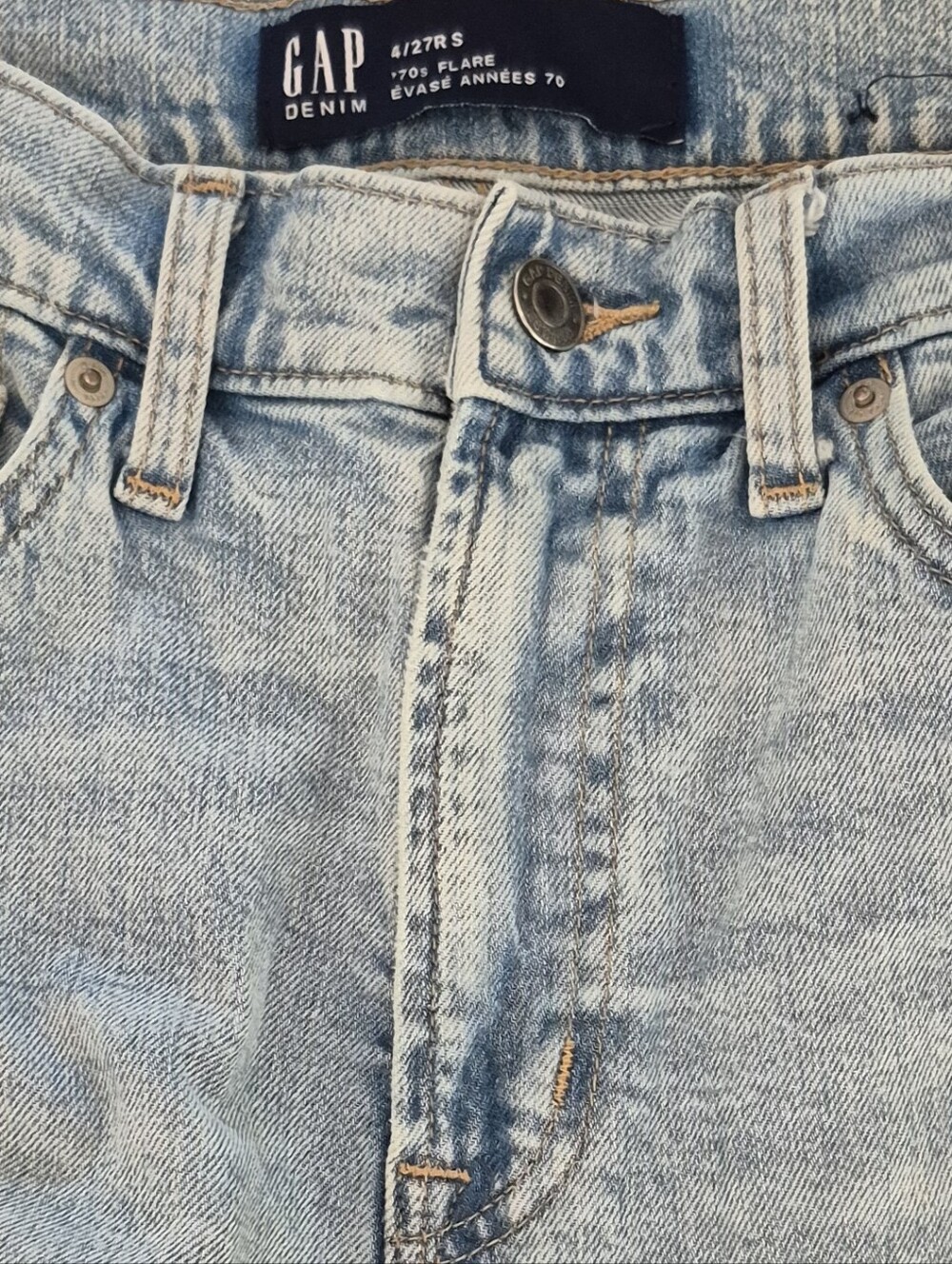 Gap Womens Jeans 70s Flare 4/27 Regular - Picture 7 of 7